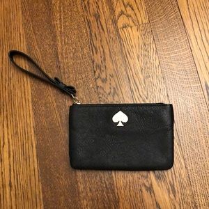 Black Kate Spade Wristlet